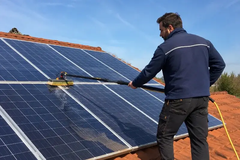 Nettoyage et entretien de panneaux solaires à Sainte-Reine-de-Bretagne