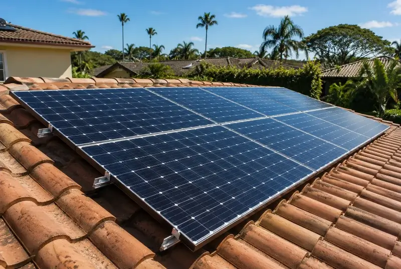 Installation de panneaux solaires à Sainte-Reine-de-Bretagne